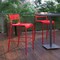Flash Furniture Red All-Weather Steel Bar Stool XU-CH-10318-B-RED-GG - alternate 4